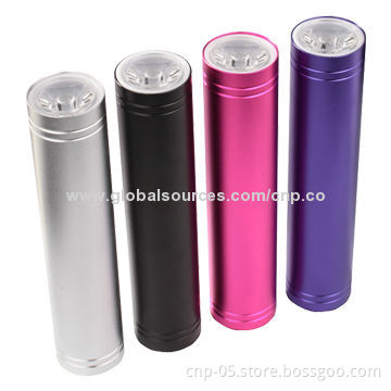 2,200mAh Power Banks with LED Torchlight, Ideal for iPhone and Other Mobile Devices